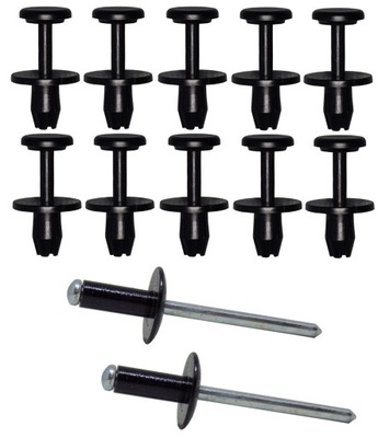 Citroen c2 c3 набір кліпси підкрилок підкрилок гвинт фото №1