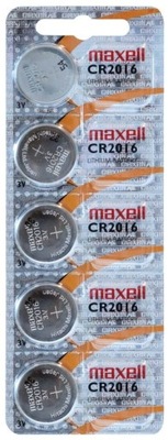 NOWE Baterie Maxell CR2016 Japońskie 5 szt CR 2016