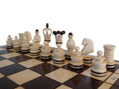 Drewniane szachy Królewskie 44 cm (Filipek)