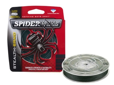SPIDERWIRE STEALTH MOSS GREEN 135M 0,12MM