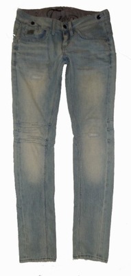 G-STAR Raw 104506 rurki jeans przetarcia 27/32