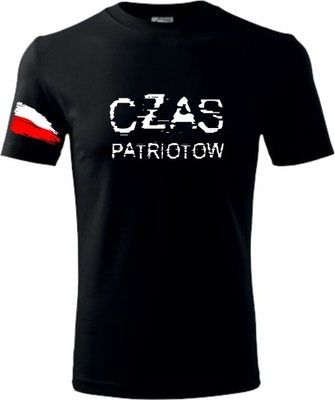 Koszulka Patriotyczna Czas Patriotów T-shirt r. L