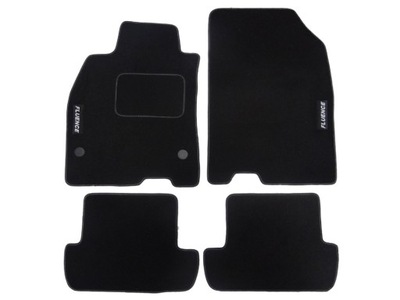 RENAULT FLUENCE 2009-.... MATS VELOUR 8MM - milautoparts-fr.ukrlive.com