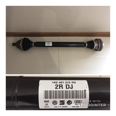 HALF-AXLE RIGHT 1K0407272RD AUDI A3 8P GOLF VI 5K 1.4 - milautoparts-fr.ukrlive.com