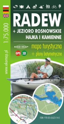 MAPA TURYSTYCZNA RADEW SZLAK KAJAKOWY 1231