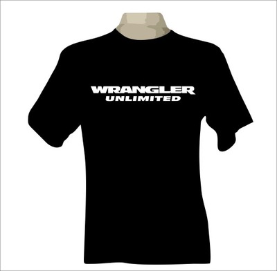 T-shirt koszulka nadruk jeep WRANGLER UNLIMITED - milautoparts-fr.ukrlive.com