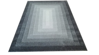 DYWANY 3D 160x220 NOWOCZESNY LABIRYNT SZARY HIT