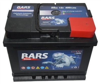 BATTERY BARS SILVER 55AH 480A WYM LODZ - milautoparts-fr.ukrlive.com