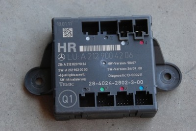 Mercedes w212 модуль двері a2129004206 фото №1