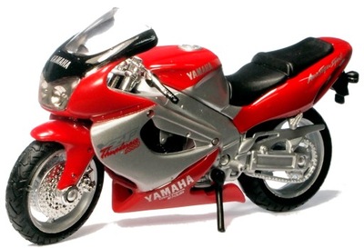 WELLY MOTOCYKL MOTOR YAMAHA YZF THUNDERACE ŚCIGACZ MODEL NA PODSTAWCE