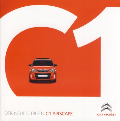 Citroen C1 Airscape prospekt 2014 Austria - milautoparts-fr.ukrlive.com