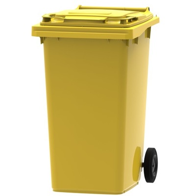 POJEMNIK KOSZ 240L NA ŚMIECI ODPADY ZÓŁTY ESE