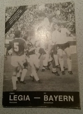 LEGIA - BAYERN MONACHIUM 1988 P. UEFA