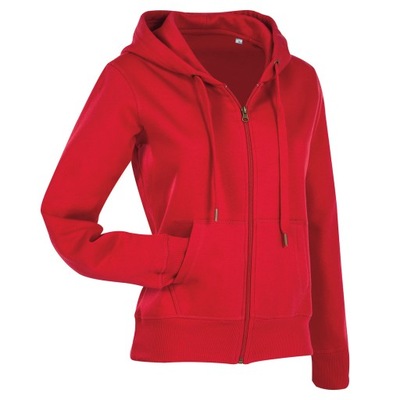 Bluza kaptur damska STEDMAN ST 5710 r. S czerwona