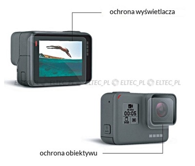 Osłona obiektywu i ekranu kamer GoPro HERO 5 Black