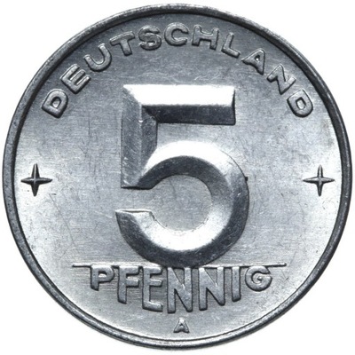 Niemcy DDR - moneta - 5 Pfennig 1950 A - BERLIN