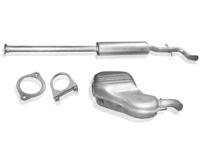 Volvo s80 2.0 2.4 2.8 2.4d 2.5d комплект глушителей фото №1