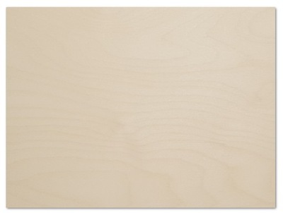 Sklejka 3mm 40x30cm brzozowa suchotrwała kl. 1/2 do Cięcia Laserem CO2 CNC