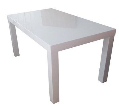 Stół biały POŁYSK 140x80 +2x50 / 120x80 wymiar
