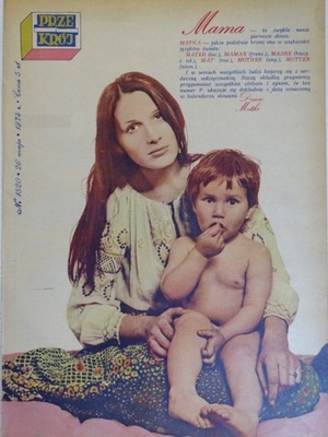 PRZEKRÓJ 1974 OKŁADKA KORA JACKOWSKA OLGA MAANAM