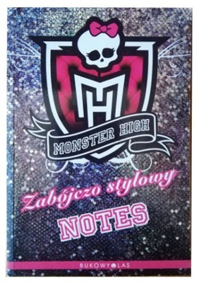 Monster High stylowy notes A5 metalizowany diary