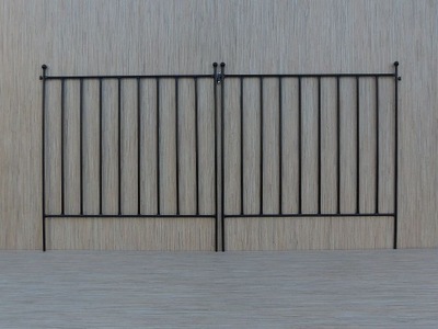 PŁOTEK OGRODOWY METALOWY 75 x 95 cm obrzeże ogród