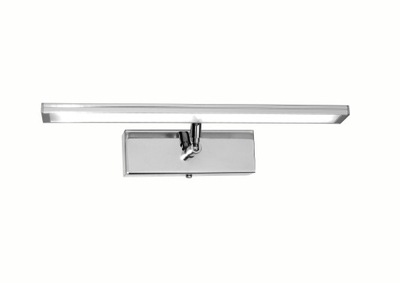 KINKIET ŁAZIENKOWY LED NAD LUSTRO SREBRNY 33 cm