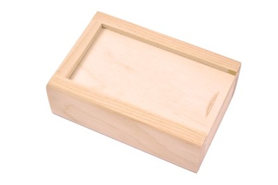 PUDEŁKO na PENDRIVE drewno -HAND MADE Prezent