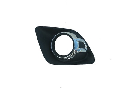 Mitsubishi asx 2009-13 левая рамка противотуманной фары +хром фото №1