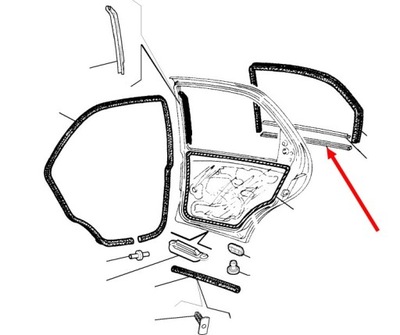 GARNITURE DE GLACE PORTIÈRE DROITE INTÉRIEURE FIAT PALIO - milautoparts-fr.ukrlive.com