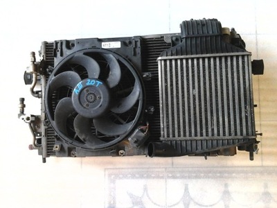 Opel astra h 2003-2010 rok 2.0 turbo радіатор вентилятор 13129047 фото №1