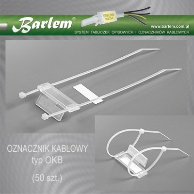 Oznaczniki kablowe BARLEM OKB 35x9 mm (50 szt.)