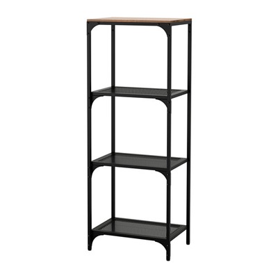 IKEA FJÄLLBO Regał, czarny, 51x136 cm
