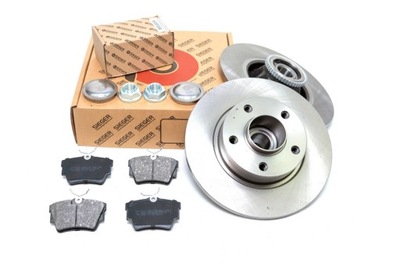 DISCS BEARING ABS 2 PCS. PADS REAR RENAULT TRAFIC II - milautoparts-fr.ukrlive.com