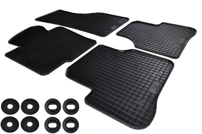 MATS RUBBER PETEX VW PASSAT B6 B7 CC (2005-2014) + PLUNGERS - milautoparts-fr.ukrlive.com