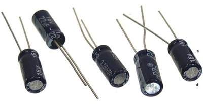 Kondensator elektrolityczny 22uF/16V - 10 sztuk