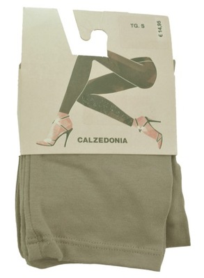 CALZEDONIA legginsy beżowe bawełna T 4 L