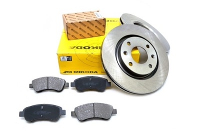 DISCS 266MM + PADS FRONT PEUGEOT 206 TEZ SW CC - milautoparts.fr