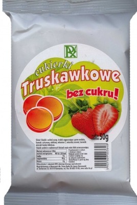 Cukierki truskawkowe b/c 50g Radix