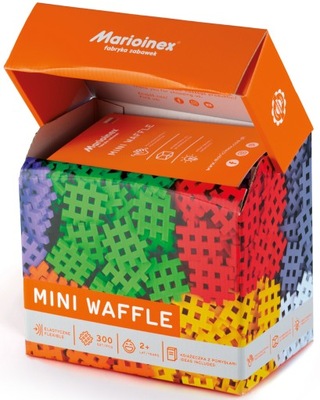 Klocki Mini Wafle 300 elementów Waffle Marioinex