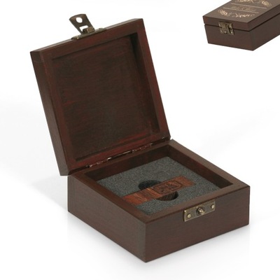 Drewniane pudełko etui na pendrive GRAW+ 64GB ślub