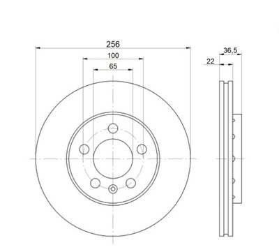 ATM MIKODA 0245S DISC BRAKE - milautoparts-fr.ukrlive.com