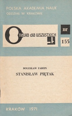 STANISŁAW PIĘTAK Bolesław Faron