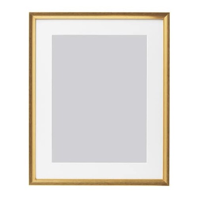 IKEA SILVERHOJDEN RAMKA ZŁOTA 40x50 SHABBY