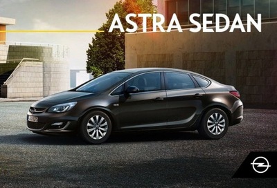 Opel Astra Sedan prospekt model 2018 polski