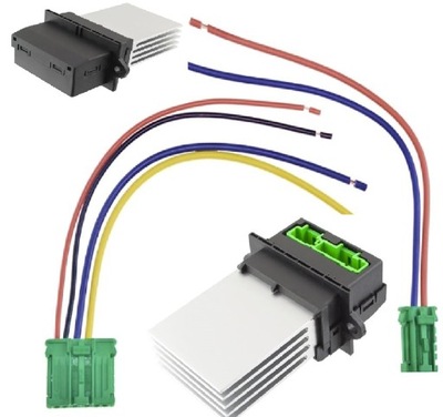 RESISTOR RESISTOR CONNECTOR JACKPLUG CITROEN C2 C3 C5 - milautoparts-fr.ukrlive.com