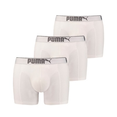 Boxerky Puma Lifestyle 3-Pack biele veľ. S