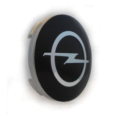 4 dekle dekielki kołpaczki OPEL 60 mm czarne N23