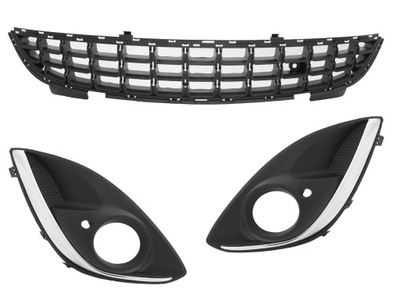 GRILLE DEFLECTOR RADIATOR GRILLE KP OPEL CORSA D FACELIFT 2011-2014 - milautoparts-fr.ukrlive.com