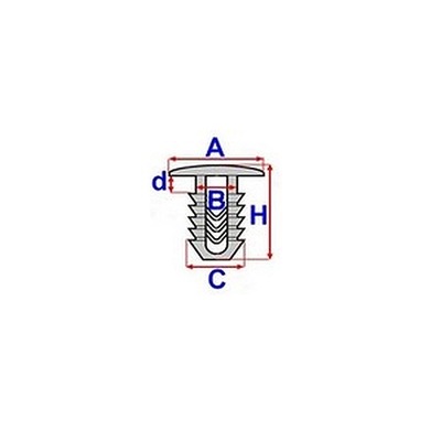 RIVET COUVERCLES DE MOTEUR TOYOTA AVENSIS VERSO CAMRY - milautoparts-fr.ukrlive.com